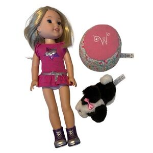 American Girl Wellie Wisher Camille Doll Puppy Beanbag